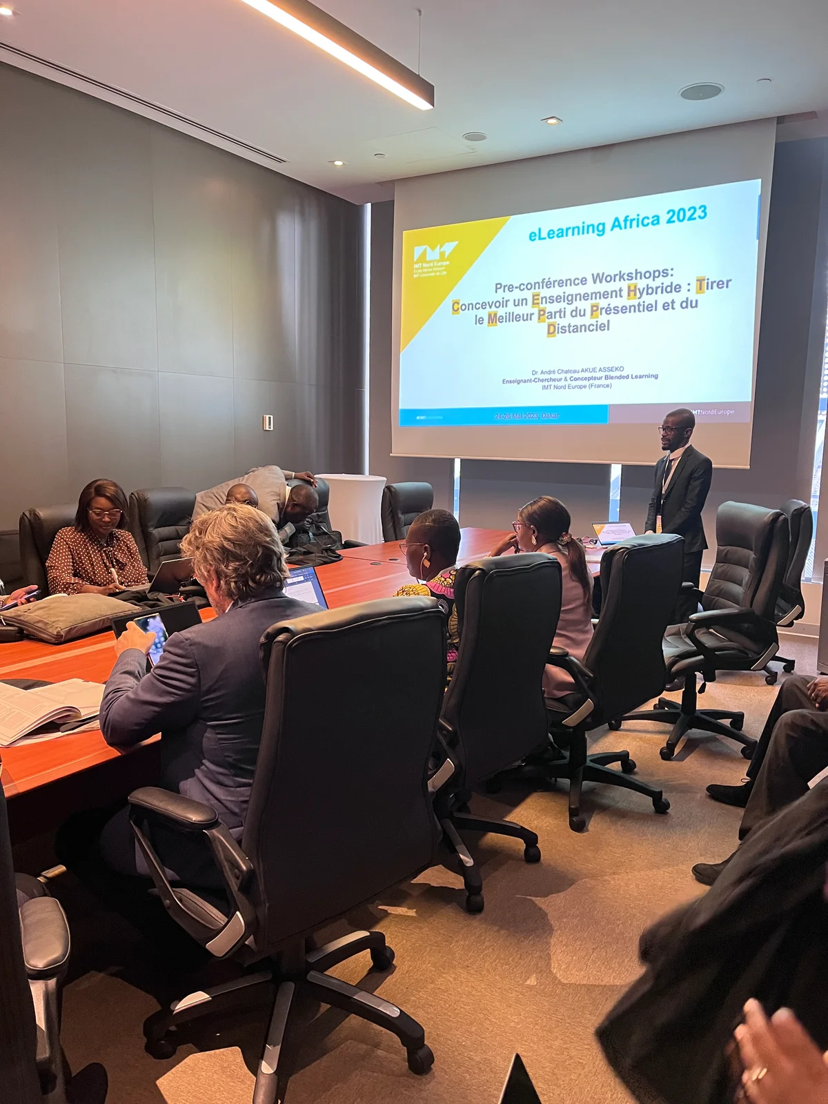 Atelier sur l’enseignement hybride à eLearning Africa, au Sénégal